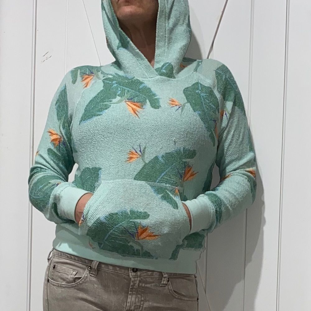 Hippie Laundry Jungle Print Beach Hoodie Pullover